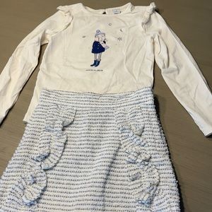 Janie and Jack outfit, skirt and shirt